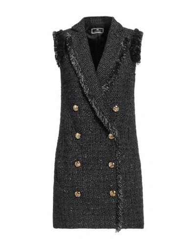 Elisabetta Franchi Woman Mini Dress Black Size 2 Polyamide, Cotton, Viscose, Polyester, Acrylic In Black