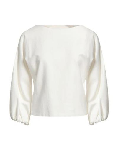 Liviana Conti Woman T-shirt White Size 2 Viscose, Polyamide, Elastane