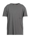 Hinnominate Man T-shirt Grey Size Xl Cotton, Elastane