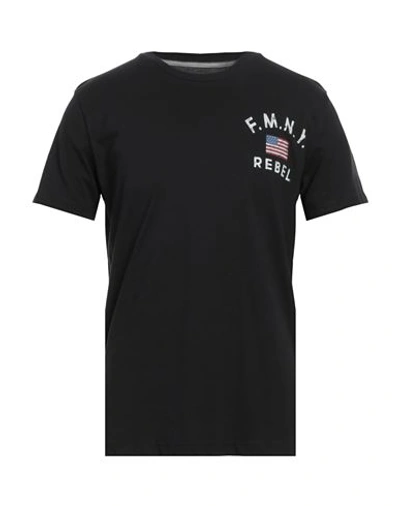 Fred Mello Man T-shirt Black Size Xxl Cotton