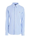 Polo Ralph Lauren Woman Shirt Light Blue Size Xl Cotton
