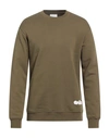 Gaelle Paris Gaëlle Paris Man Sweatshirt Military Green Size L Cotton