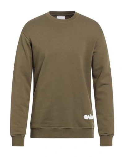 Gaelle Paris Gaëlle Paris Man Sweatshirt Military Green Size L Cotton