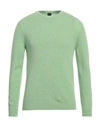 Mp Massimo Piombo Man Sweater Light Green Size 36 Merino Wool