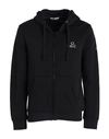 Yes Zee By Essenza Man Sweatshirt Black Size 3xl Cotton In Black