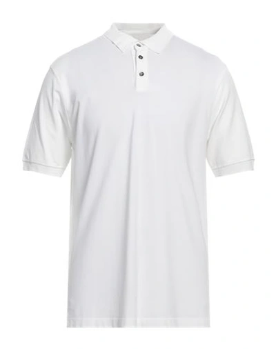 Alpha Studio Polo Shirts In White