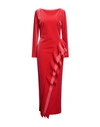 Chiara Boni La Petite Robe Woman Maxi Dress Red Size 10 Polyester, Polyamide, Elastane