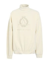 Aries Man Sweatshirt Cream Size L Cotton In White