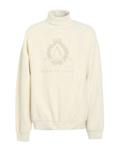 Aries Man Sweatshirt Cream Size L Cotton In White