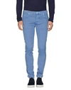 Jacob Cohёn Man Jeans Pastel Blue Size 33 Linen, Cotton, Elastane In Blue