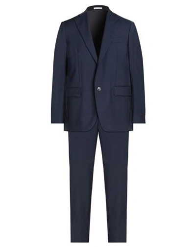 Angelo Nardelli Man Suit Navy Blue Size 40 Virgin Wool