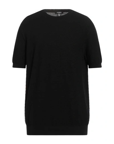 +39 Masq Man Sweater Black Size Xxl Cotton In Black