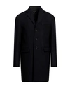 Dsquared2 Man Coat Midnight Blue Size 38 Virgin Wool, Polyamide, Elastane