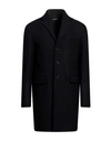 Dsquared2 Man Coat Midnight Blue Size 44 Virgin Wool, Polyamide, Elastane