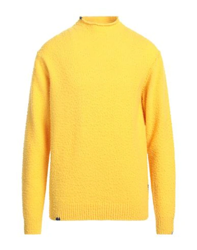 Bob Man Turtleneck Yellow Size Xl Wool In Yellow