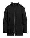Homeward Clothes Man Coat Black Size L Polyester, Elastane In Black