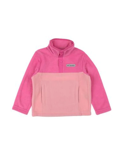 Columbia Babies'  Steens Mtn 1/4 Snap Flee Toddler Sweatshirt Pink Size 4 Polyester