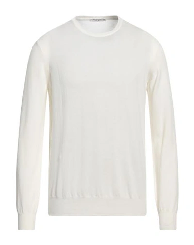 Kangra Cashmere Kangra Man Sweater White Size 44 Cotton