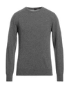 Mp Massimo Piombo Man Sweater Grey Size Xxl Cashmere In Grey