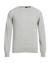 Mp Massimo Piombo Man Sweater Light Grey Size Xxl Cashmere