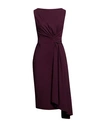 Chiara Boni La Petite Robe Woman Midi Dress Deep Purple Size 12 Polyamide, Elastane