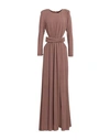 Feleppa Woman Maxi Dress Camel Size 8 Polyester, Elastane In Beige