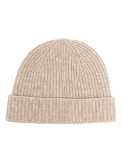 Eleventy Ribbed-knit Beanie In 中性色