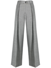 THERE WAS ONE PINSTRIPE-PATTERN WOOL TROUSERS