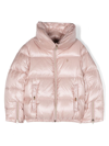 Herno High-neck Padded Jacket In 粉色