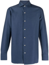 FINAMORE 1925 NAPOLI LONG-SLEEVE COTTON-BLEND SHIRT