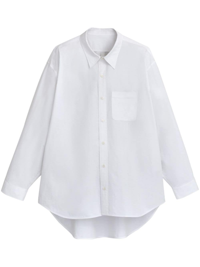Marc Jacobs Oversized Long-sleeve Shirt In White