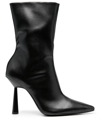 GIA BORGHINI ROSIE 110MM LEATHER ANKLE BOOTS