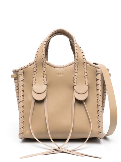 Chloé Small Mony Crossbody Bag In Brown