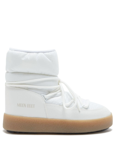 Moon Boot Logo-print Ankle-length Boots In White