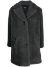 APC NICOLETTE BRUSHED SINGLE-BREASTED COAT