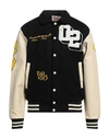 02settantacinque Man Jacket Black Size M Wool In Black