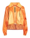 Kenzo Woman Jacket Orange Size 2 Polyamide, Polyurethane