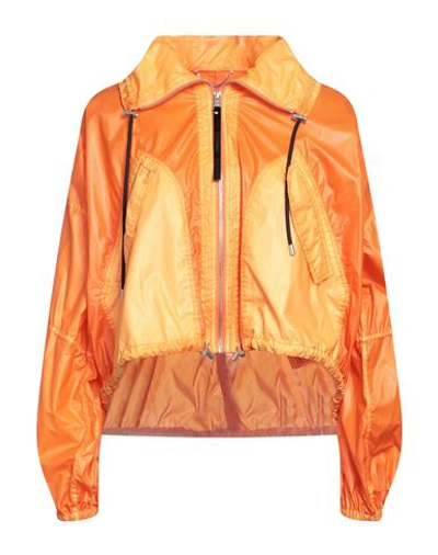 Kenzo Woman Jacket Orange Size 6 Polyamide, Polyurethane