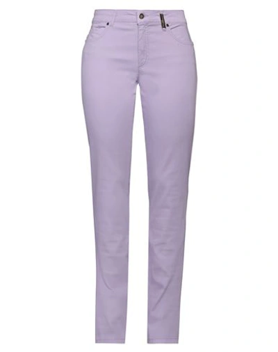 Marani Jeans Woman Pants Light Purple Size 14 Cotton, Polyamide, Elastane