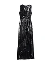 Elisabetta Franchi Woman Long Dress Black Size 10 Polyester