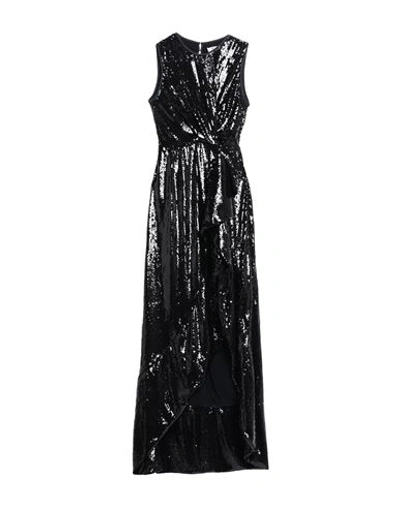 Elisabetta Franchi Woman Long Dress Black Size 10 Polyester