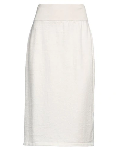 Bellwood Woman Midi Skirt Beige Size S Merino Wool, Cashmere