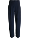 EMPORIO ARMANI WIDE LEG TROUSERS WITH PENCES