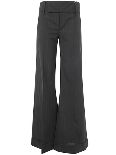 Mm6 Maison Margiela Mm6 Long Straight Leg Trousers Clothing In Black