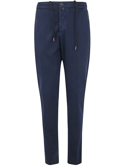 Kiton Trousers  Men In Blue