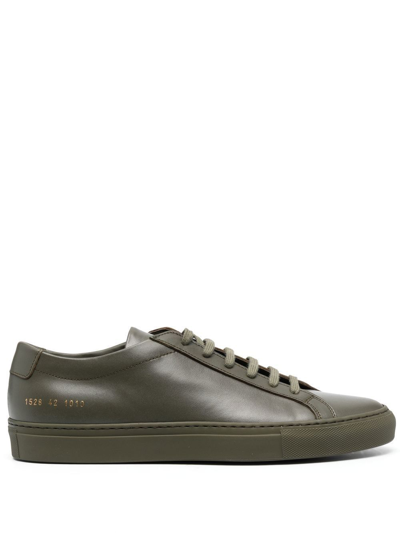 Common Projects Original Achilles Leather Sneaker In Yellow