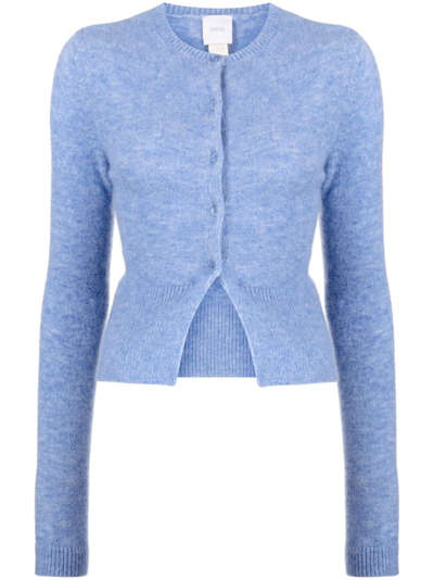 PATOU ALPACA CROPPED CARDIGAN