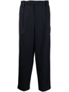 Apc Renato Pleated Wool Trousers