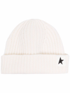 GOLDEN GOOSE STAR BEANIE DAMIAN WO LOW TURNLATERAL SMALL STAR