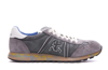 Premiata Lucy 6411 Low-top Suede Sneakers In Grey